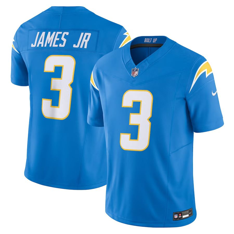 Men Los Angeles Chargers 3 Derwin James Jr. Nike Powder Blue Vapor F.U.S.E. Limited NFL Jersey